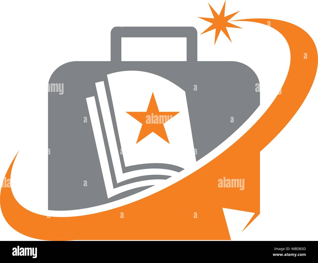 Briefcase Business Solutions Success Stock Vector