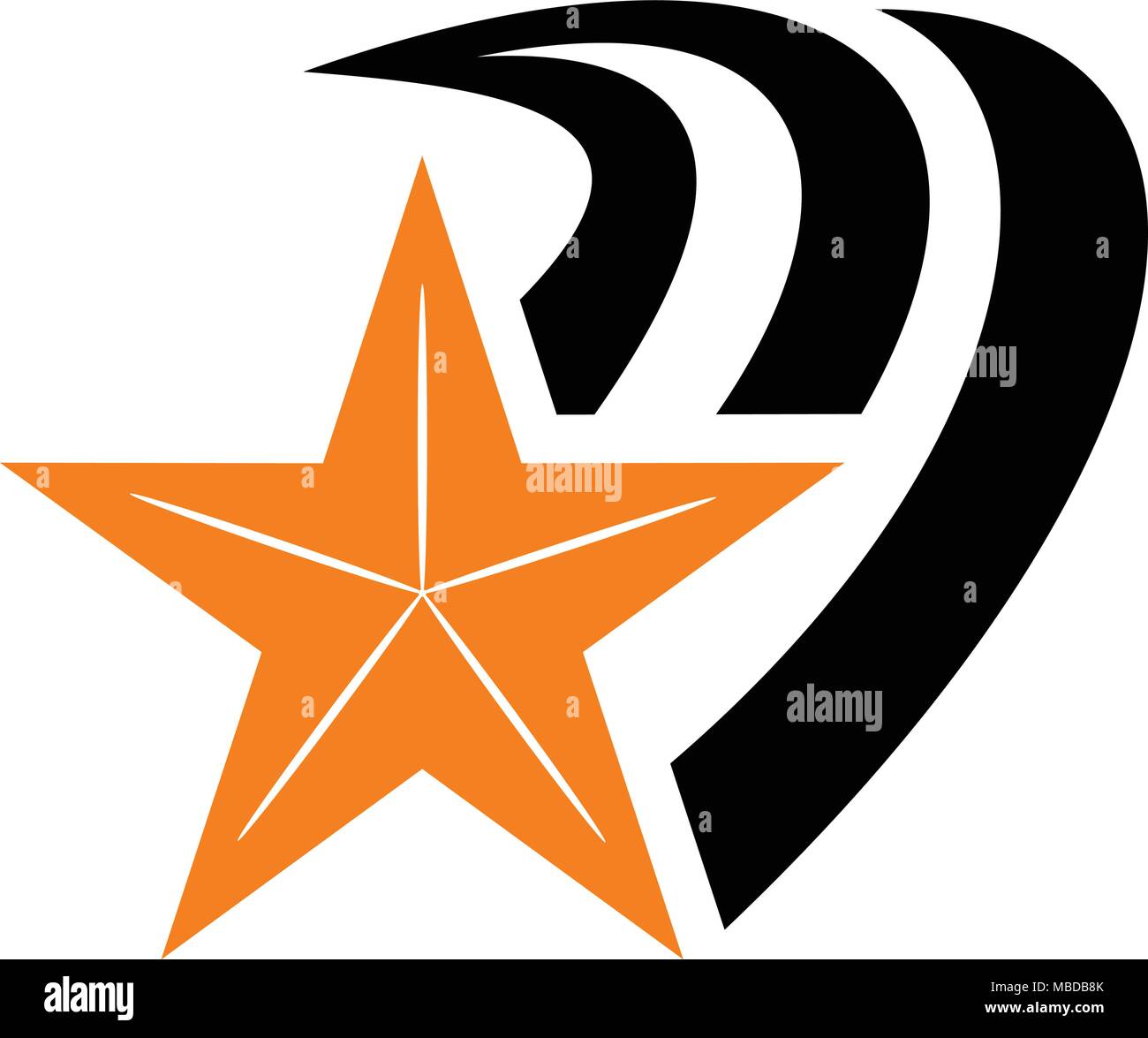 Star Swoosh Logo Design Template Vector Stock Vector Image & Art - Alamy