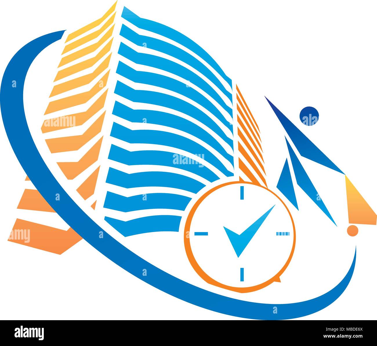 Accommodation Business Trip Logo Design Template Vector Stock Vector