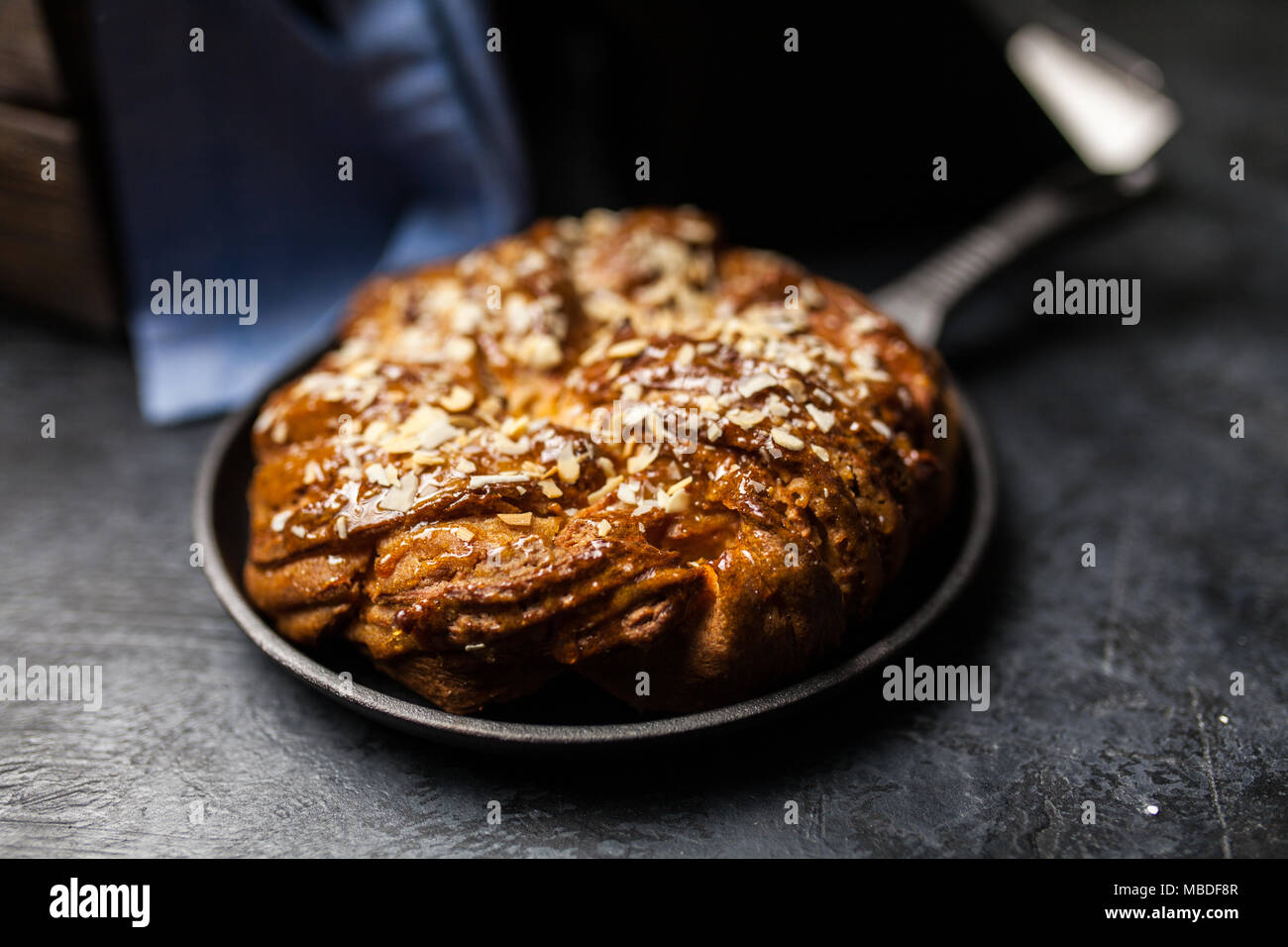 Sweet maple syrup bread Stock Photo Alamy