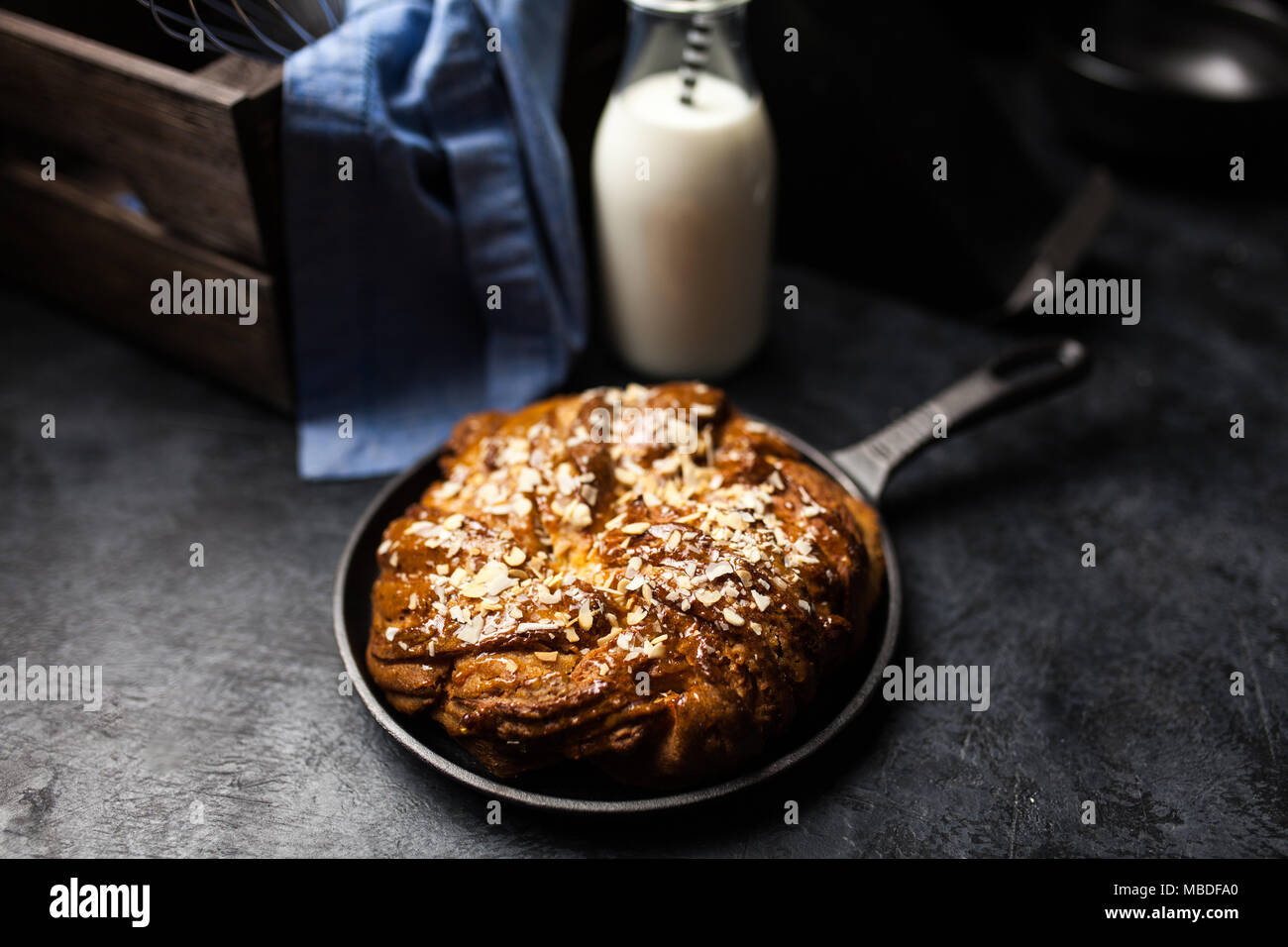 Sweet maple syrup bread Stock Photo Alamy