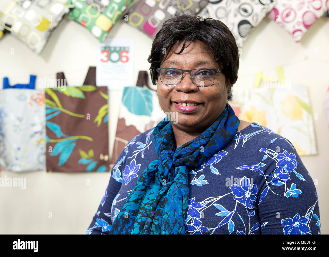 Pamela Anomneze, 52, from Haringey, pictured at Studio 360 Collective ...