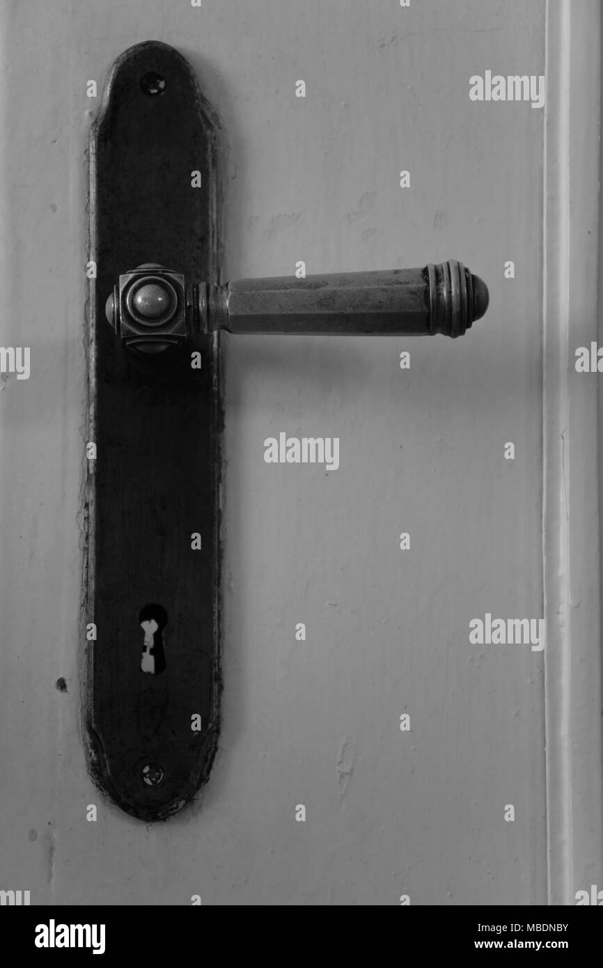 Close up of the old ancient doorknob Stock Photo Alamy