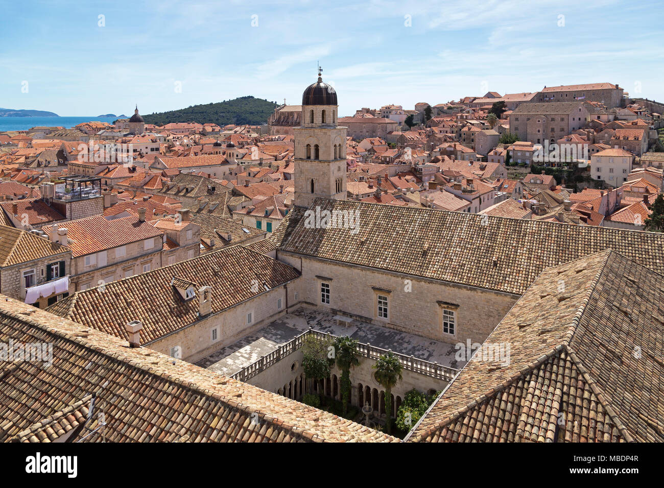 Franciscan Monastery, old town, Dubrovnik, Croatia Stock Photo