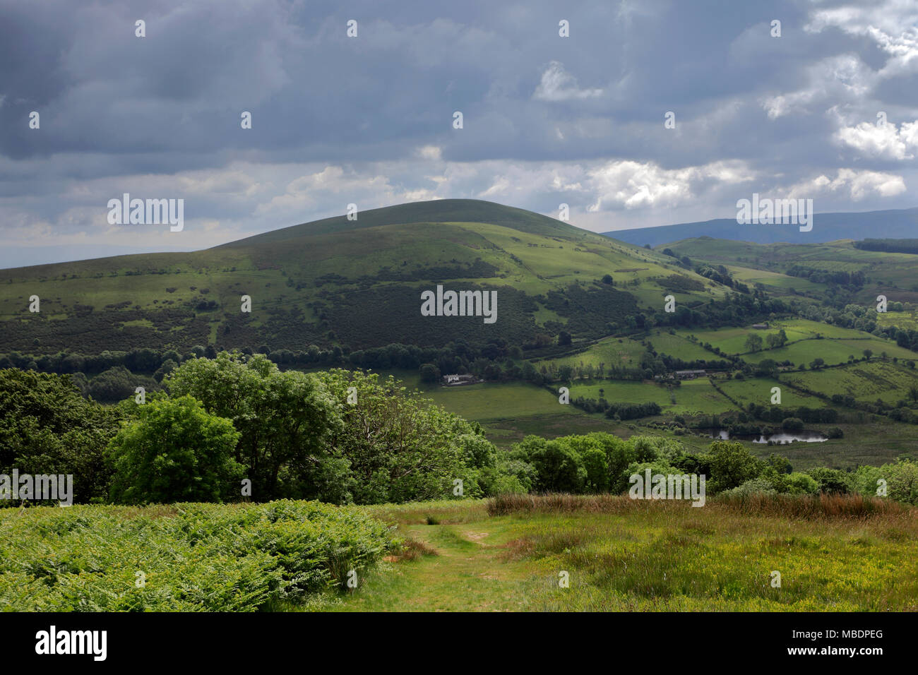 View of Little Mell Fell, Lake District National Park, Cumbria County ...