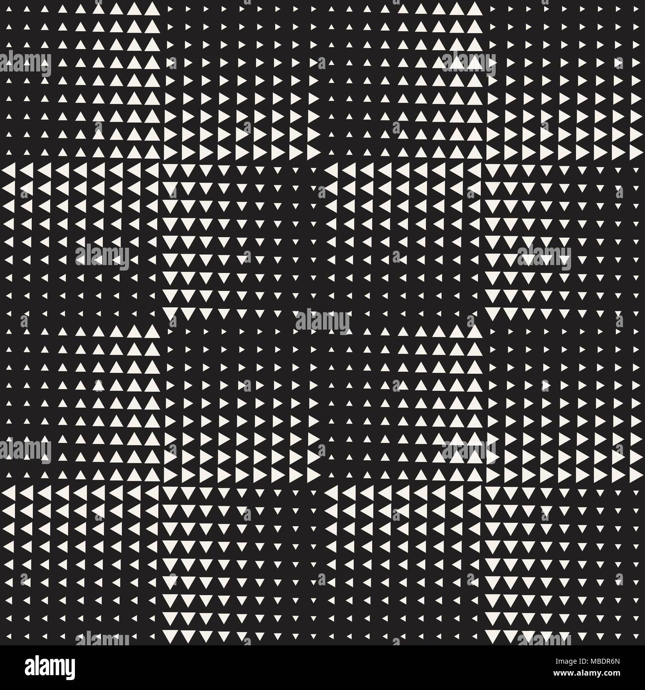 Stylish halftone texture. Endless abstract background with random size ...