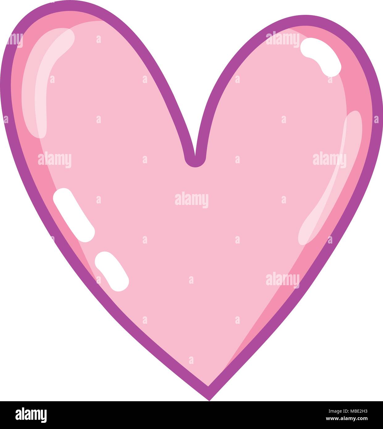heart symbol of love and passion icon Stock Vector Image & Art - Alamy