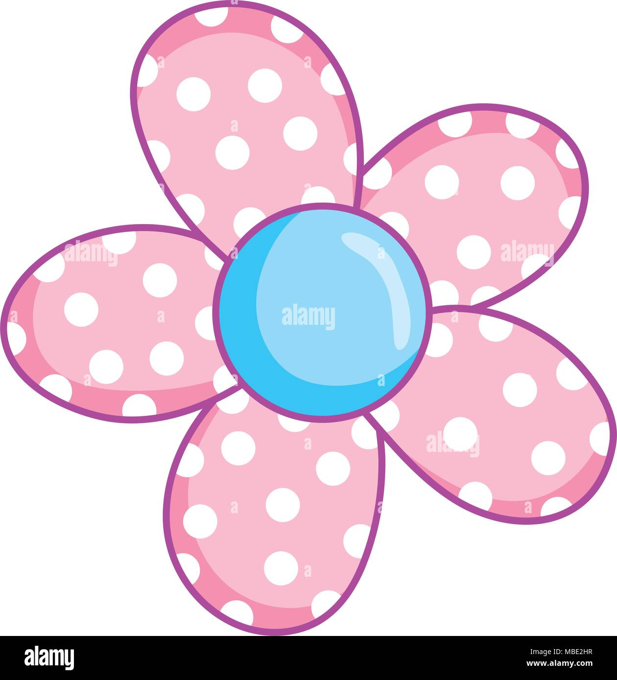 beauty flower with nature petals design Stock Vector Image & Art - Alamy