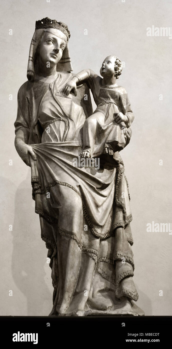 Madonna and child 14th century hi-res stock photography and images - Alamy