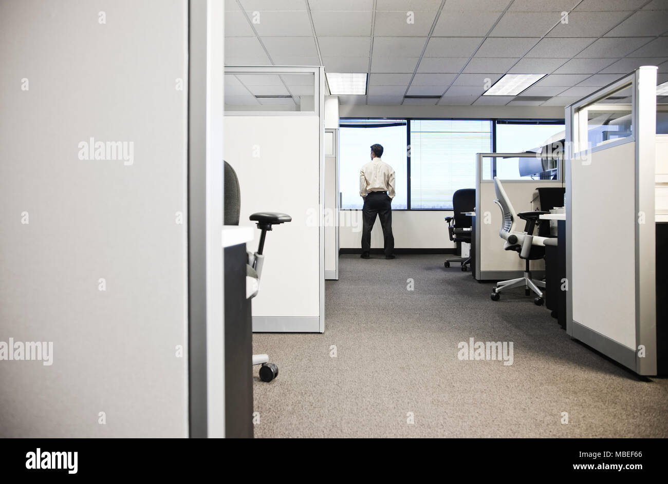 Office Cubicle Background