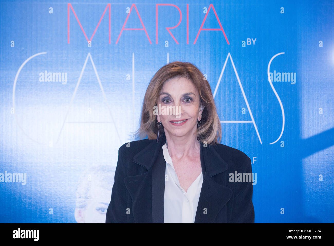 Roma italy 09th apr 2018 italian actress anna bonaiuto photocall of