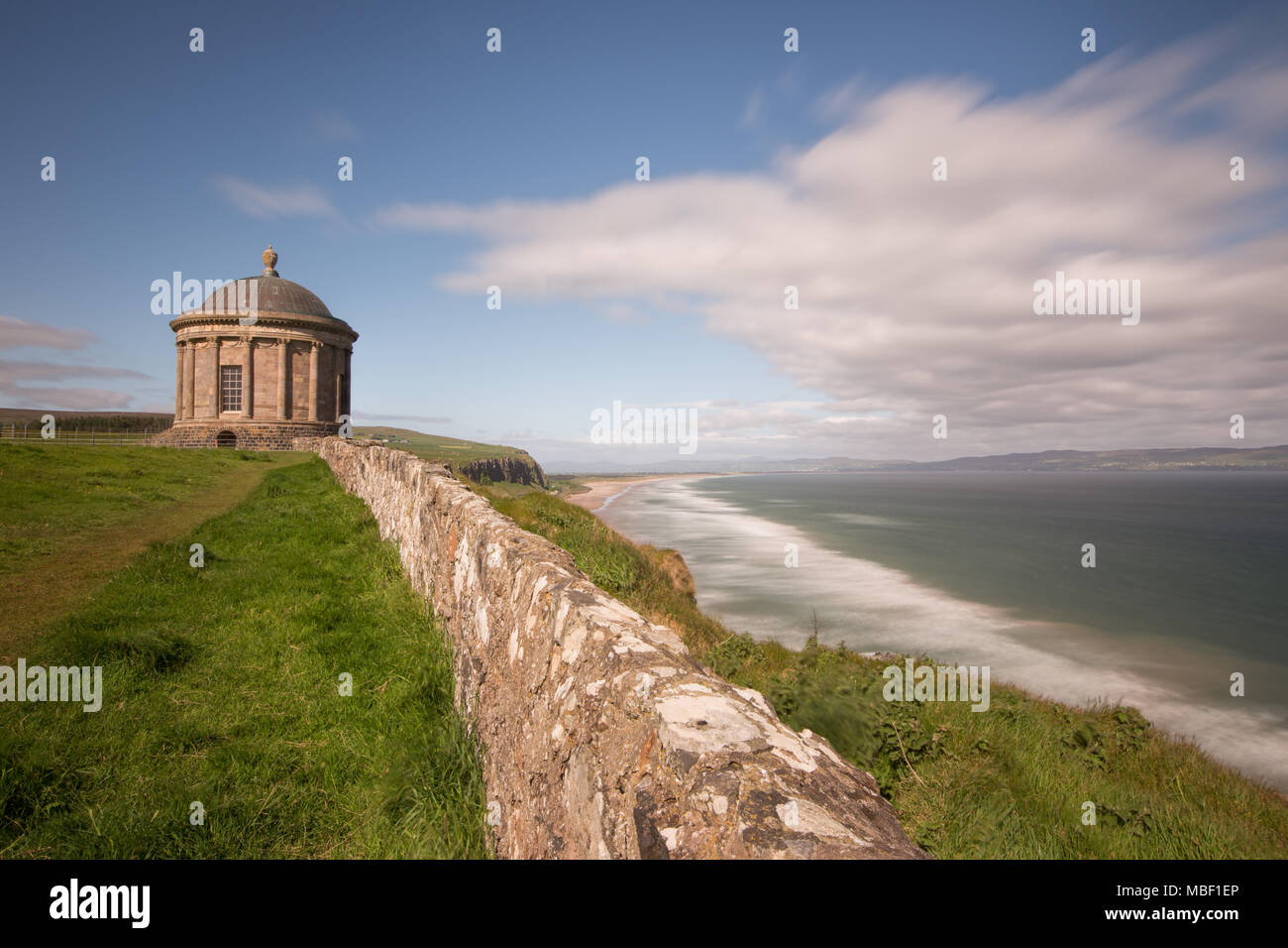 Coastline of Downhill Demesne Stock Photo Alamy