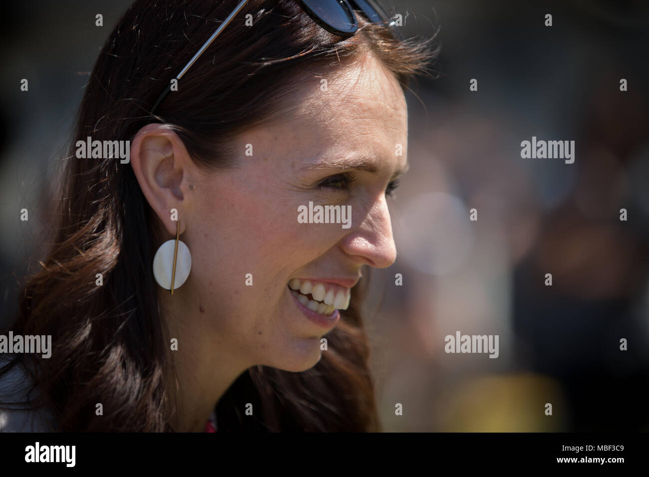 Prime Minister of New Zealand Jacinda Ardern, in Auckland, New Zealand, on 21 December 2017. Stock Photo