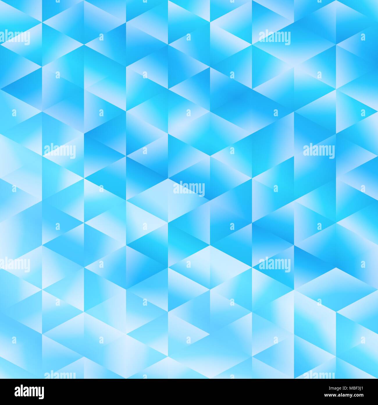 Geometric poligonal background. Blue color. Vector image Stock Vector