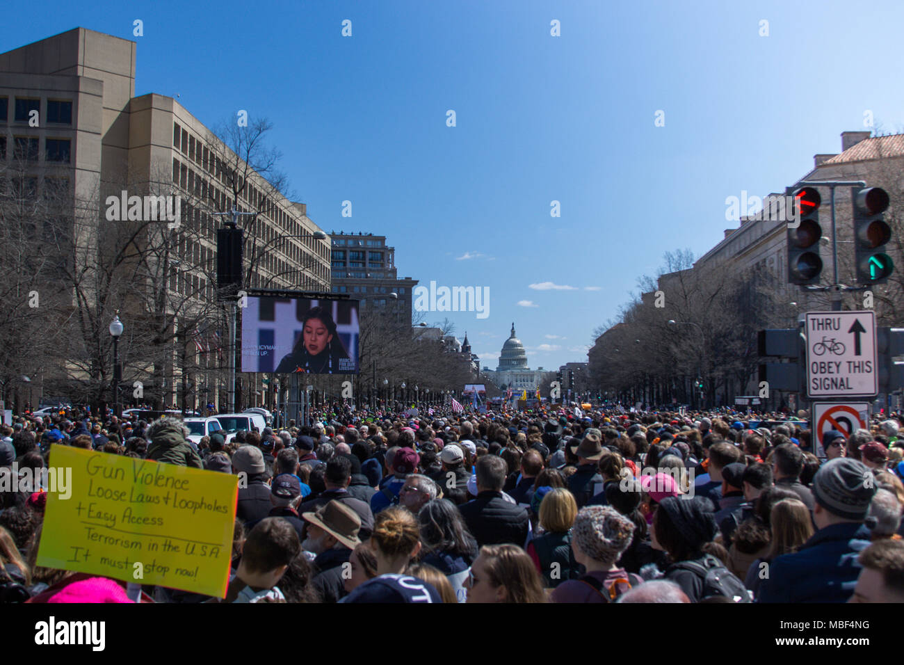 march for your lives Stock Photo