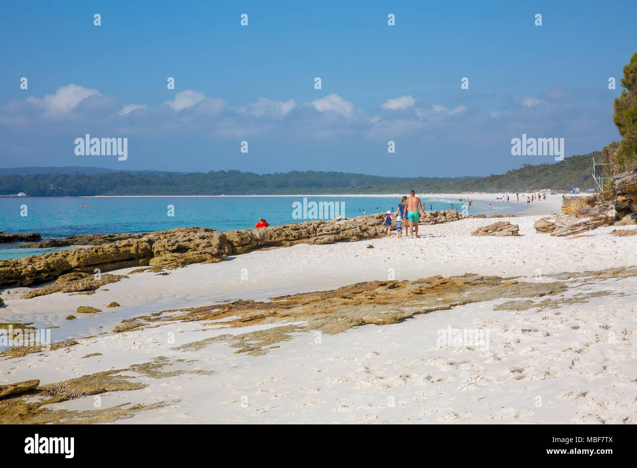 White sands on Hyams beach in Jervis Bay,New South Wales,Australia