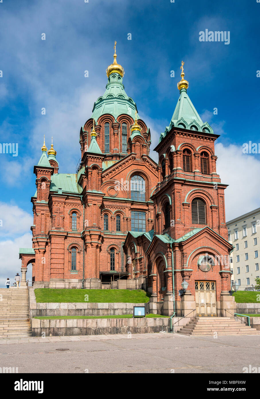 Uspenski Cathedral in Helsinki, Finland, Europe Stock Photo