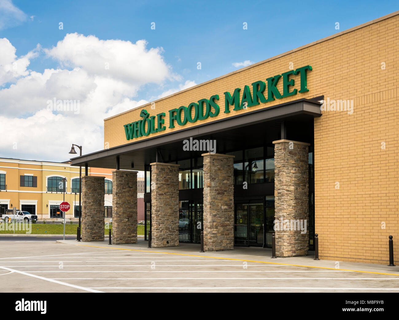 Whole Foods Market grocery supermarket, USA Stock Photo