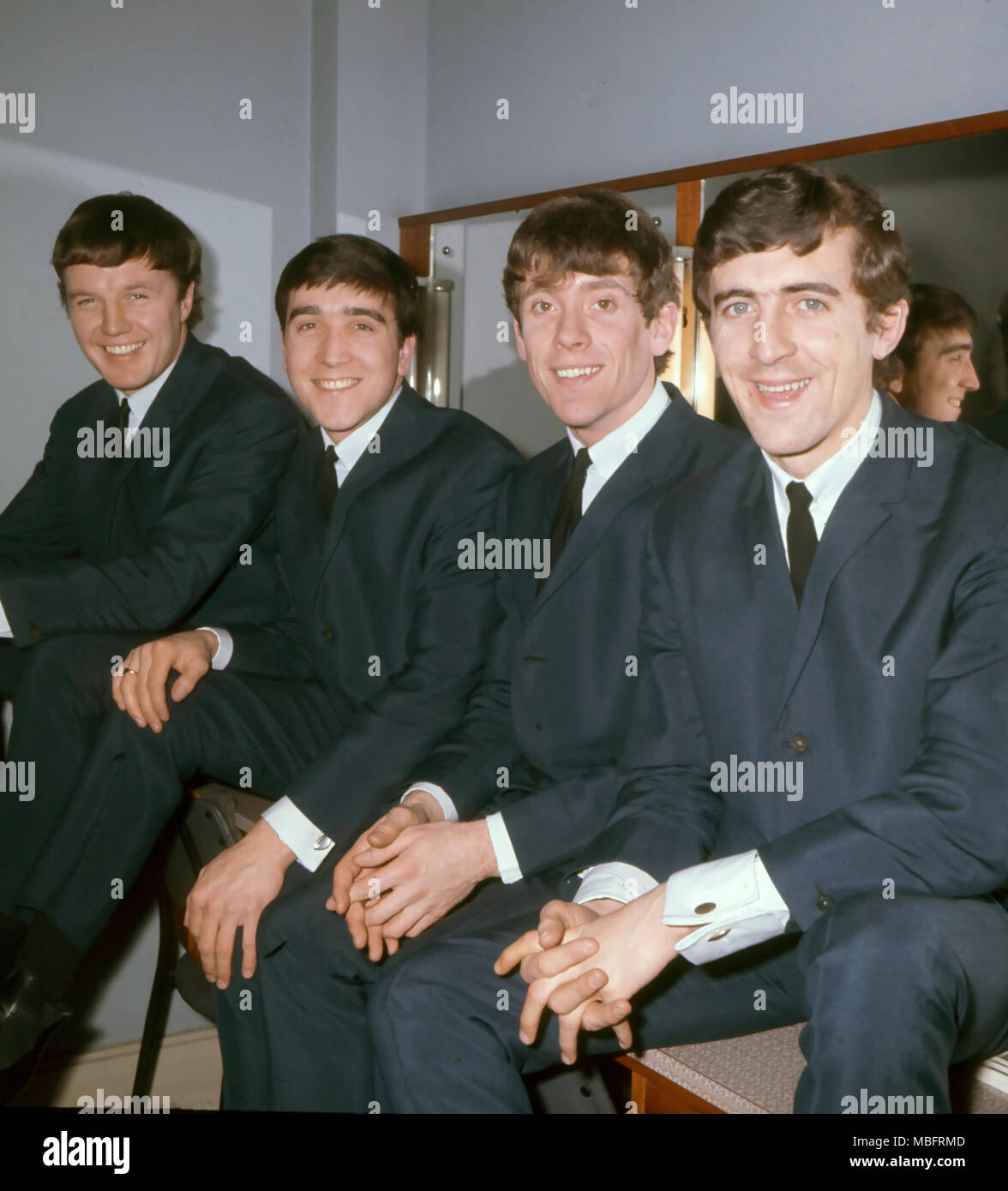 SWINGING BLUE JEANS English pop group in 1963. Photo Tony Gale Stock Photo Alamy