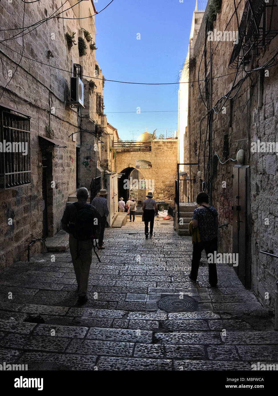The smooth streets of Jerualem Stock Photo - Alamy