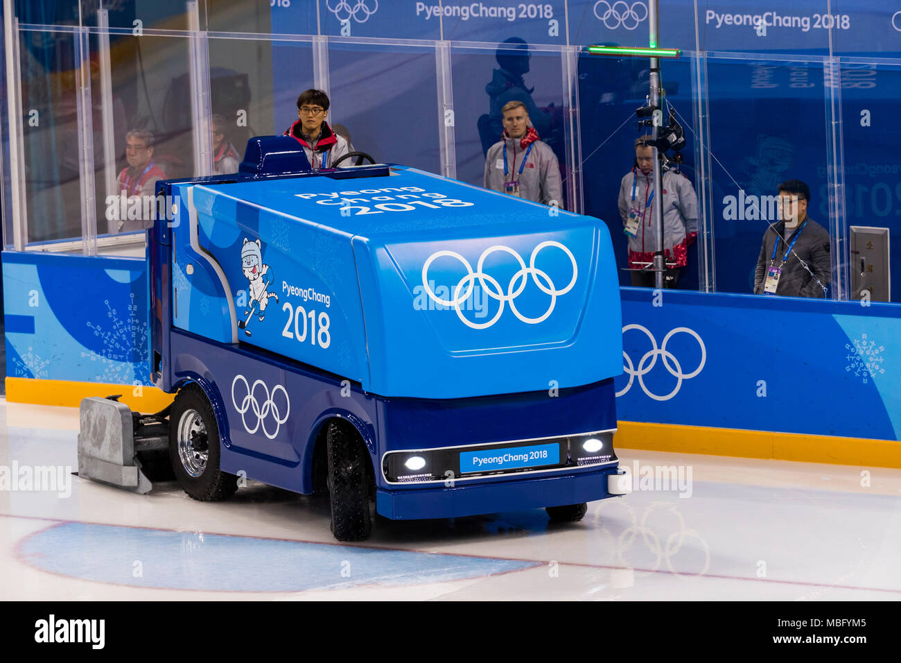 Ice hockey zamboni hires stock photography and images Alamy