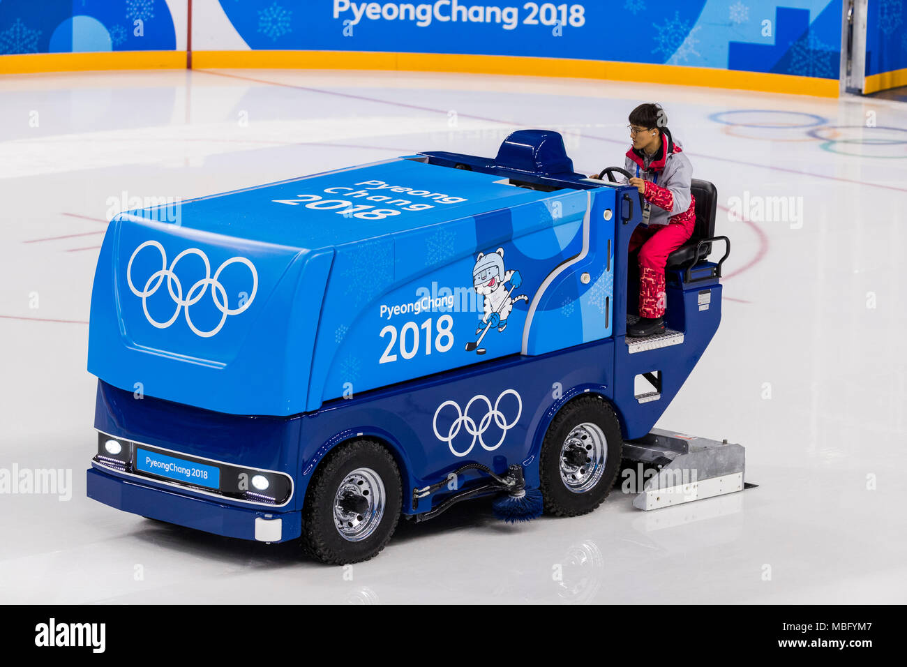 Ice hockey zamboni hires stock photography and images Alamy