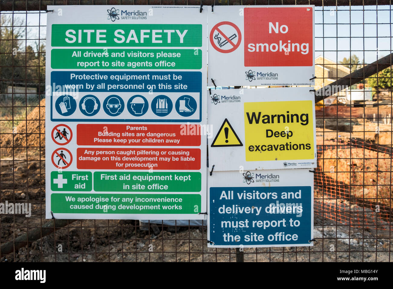 Construction Job Site Safety Signs