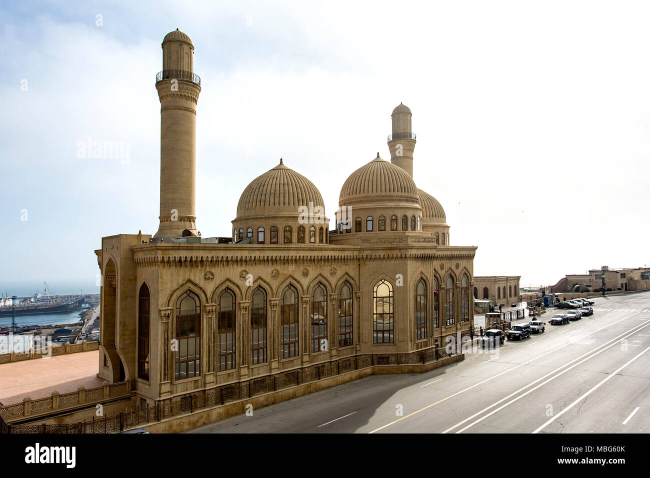 Bibi Heybat mosque. Baku, Azerbaijan Stock Photo