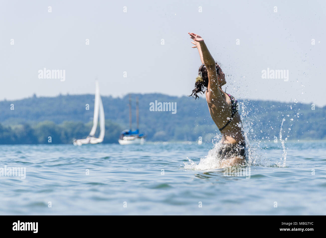 Female bikini boats High Resolution Stock Photography and Images Alamy