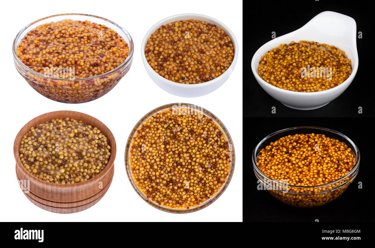 French mustard collection Stock Photo Alamy