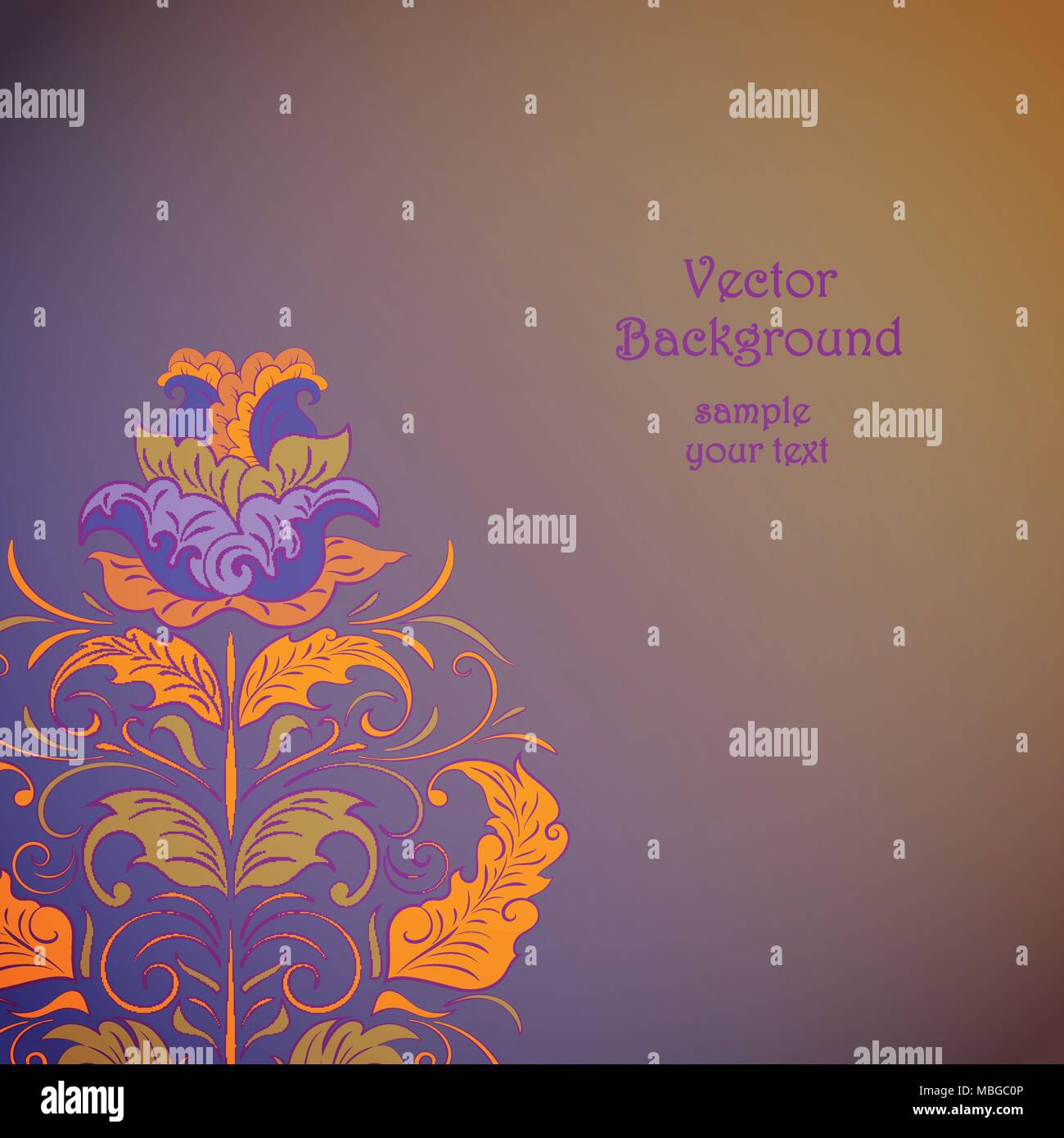 Floral design element Stock Vector Image & Art - Alamy