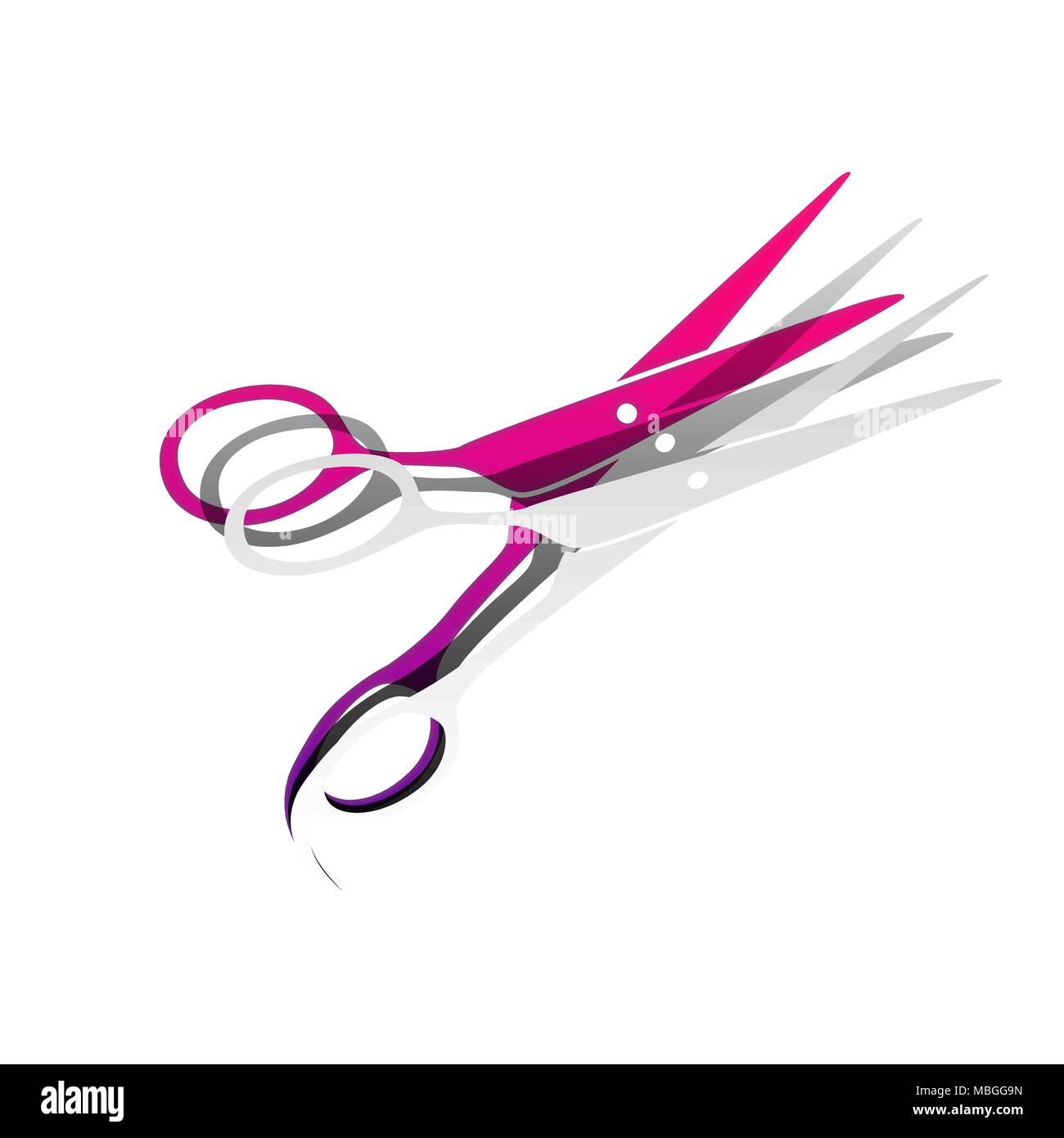 Hair cutting Stock Vector Images - Alamy