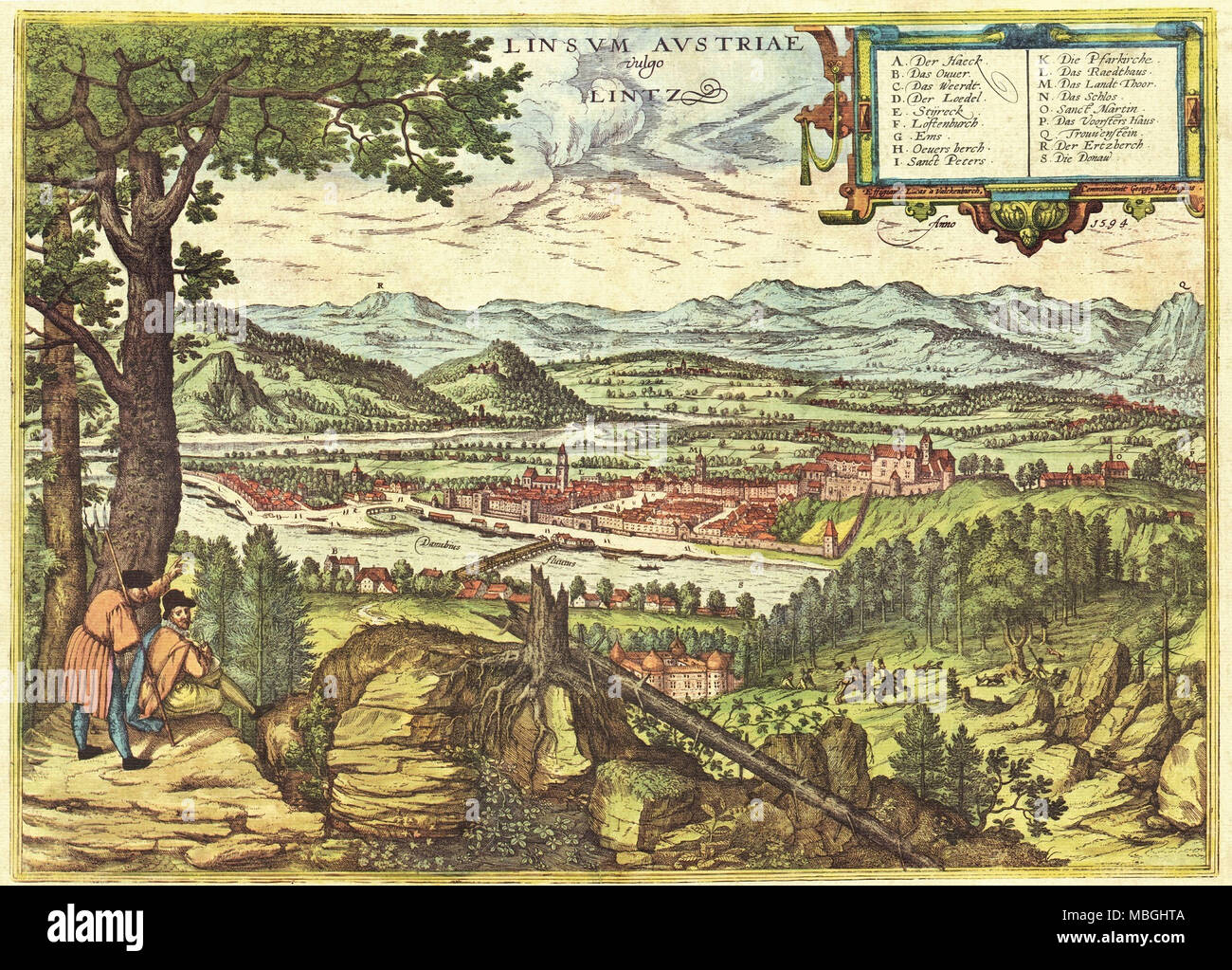 Map of linz hi-res stock photography and images - Alamy