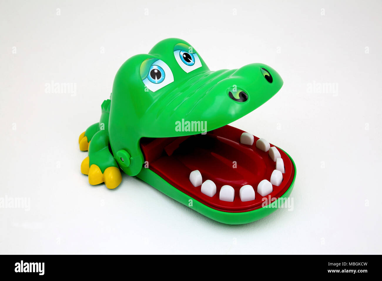 Crocodile Mouth Dentist Bite Finger Game Funny Toy Stock Photo Alamy