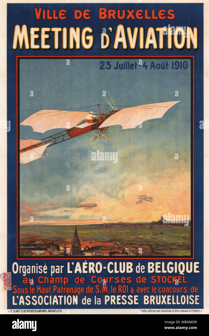 Meeting D Aviation Bruxelles Stock Photo Alamy