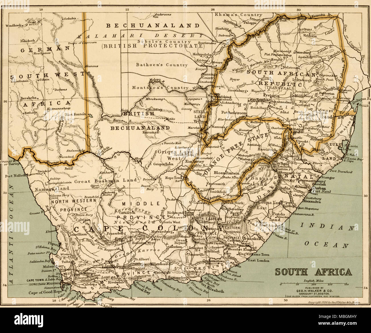 South Africa - 1899 Stock Photo - Alamy