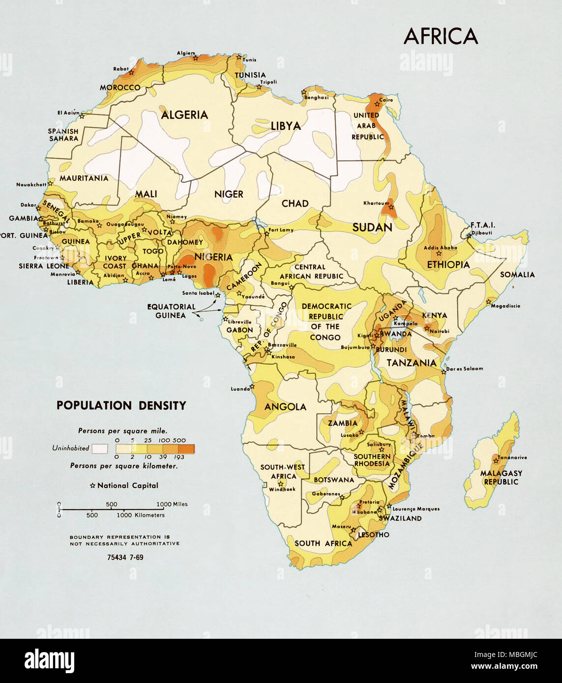 Population Density In Africa Maps - Africa Population Density MBGMJC 