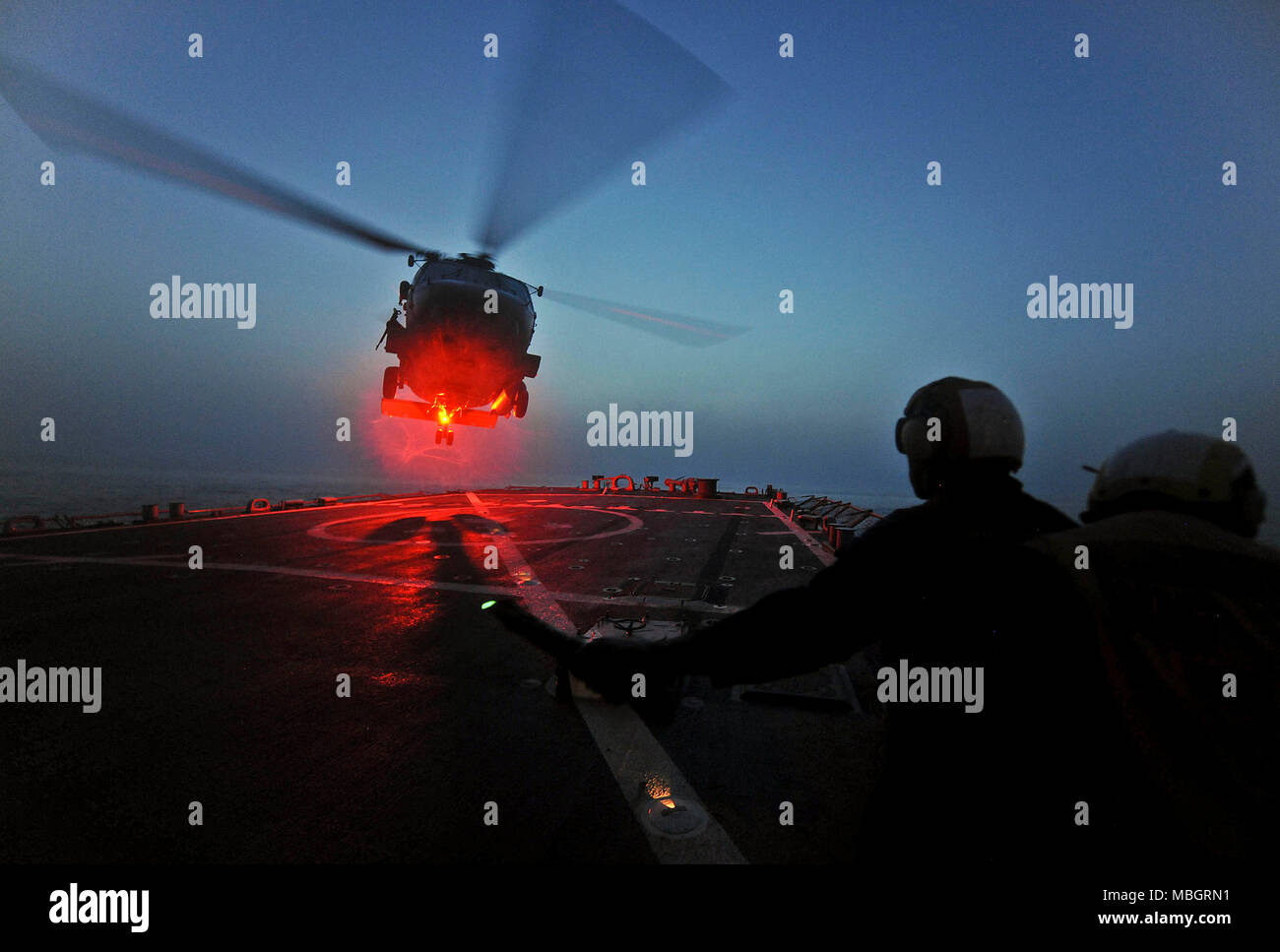 Sea Hawk Flashes Stock Photo