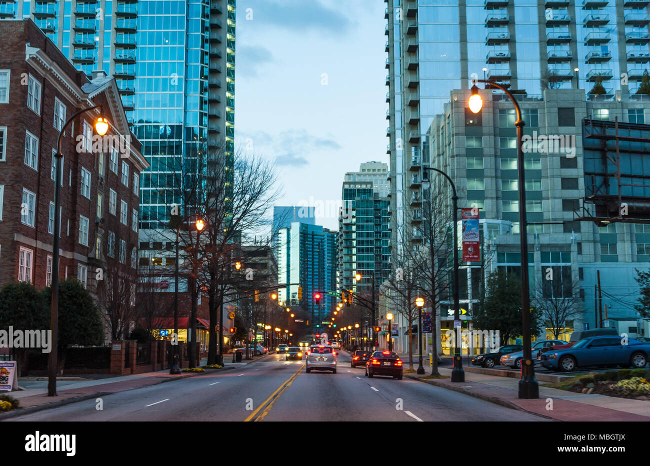 Peachtree street hi-res stock photography and images - Alamy