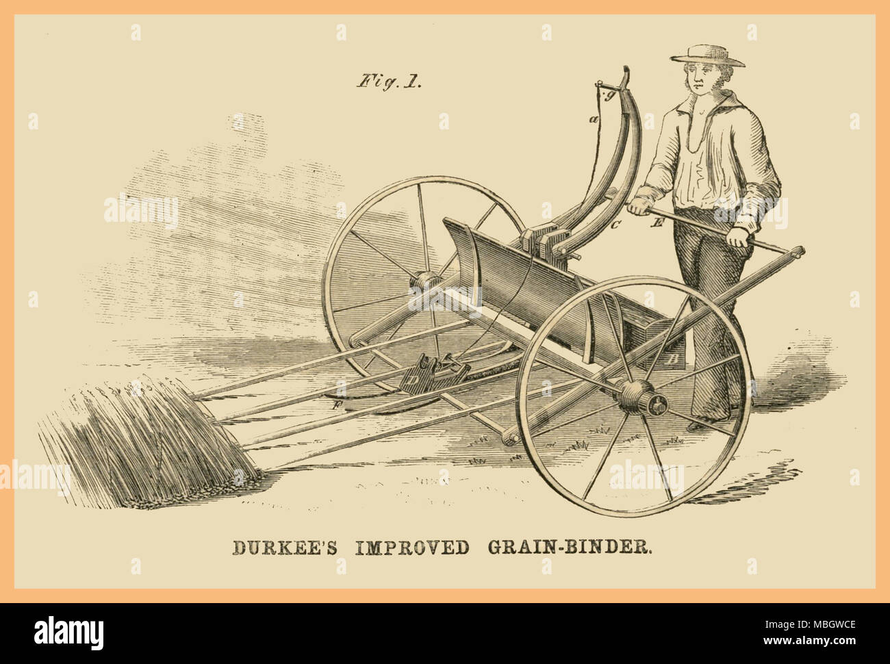 Improved grain binder hires stock photography and images Alamy