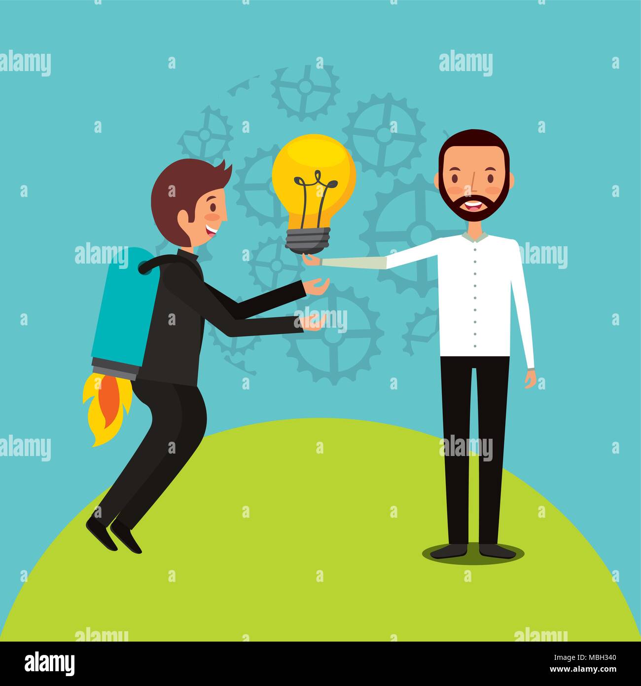 business people work Stock Vector Image & Art Alamy