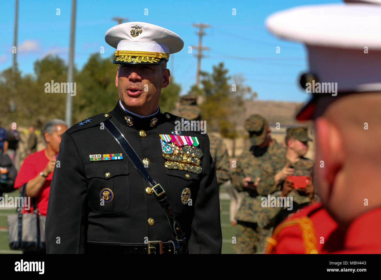 Major General William F. Mullen II, commanding general, Marine Corps