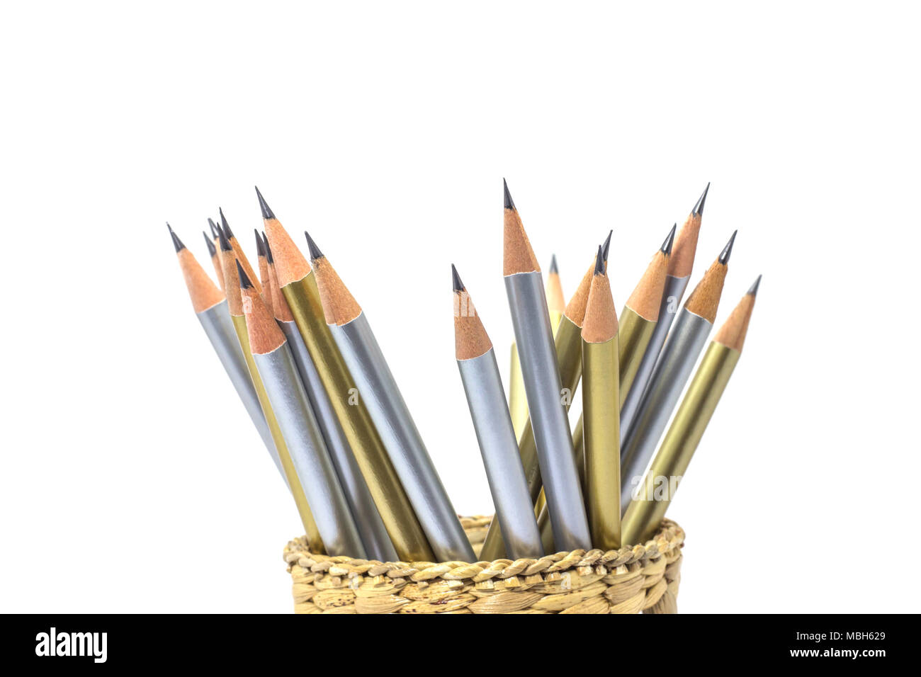Three slate pencils with an eraser on a white background 19824559 Stock  Photo at Vecteezy