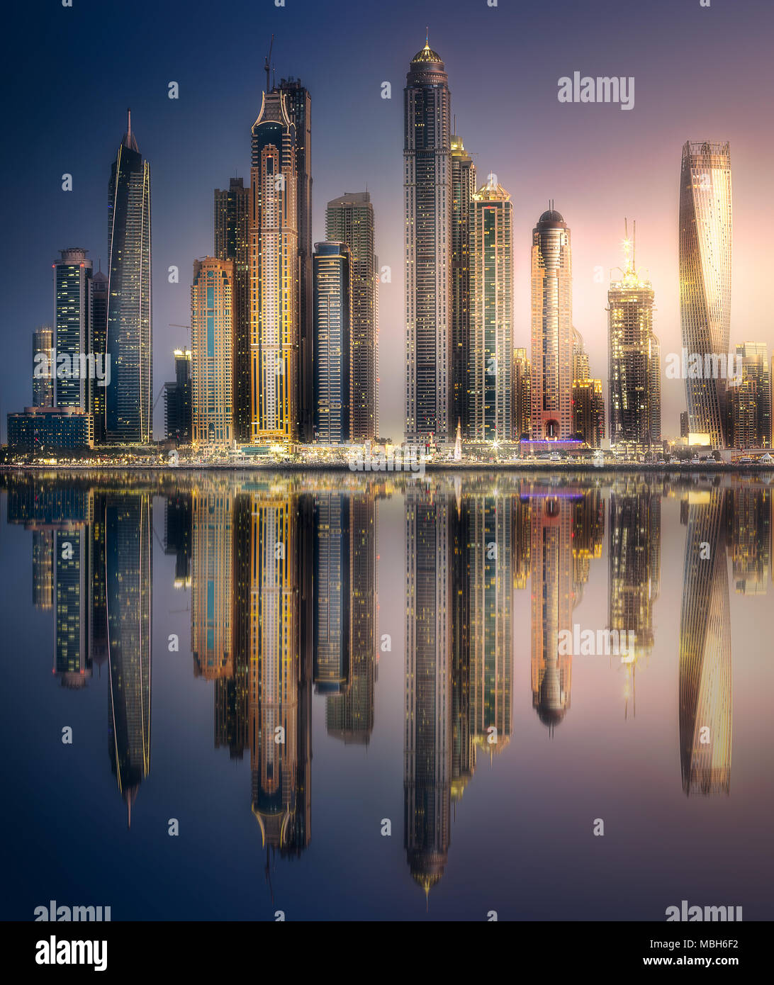 Dubai sunrise view from the palm hi-res stock photography and images ...