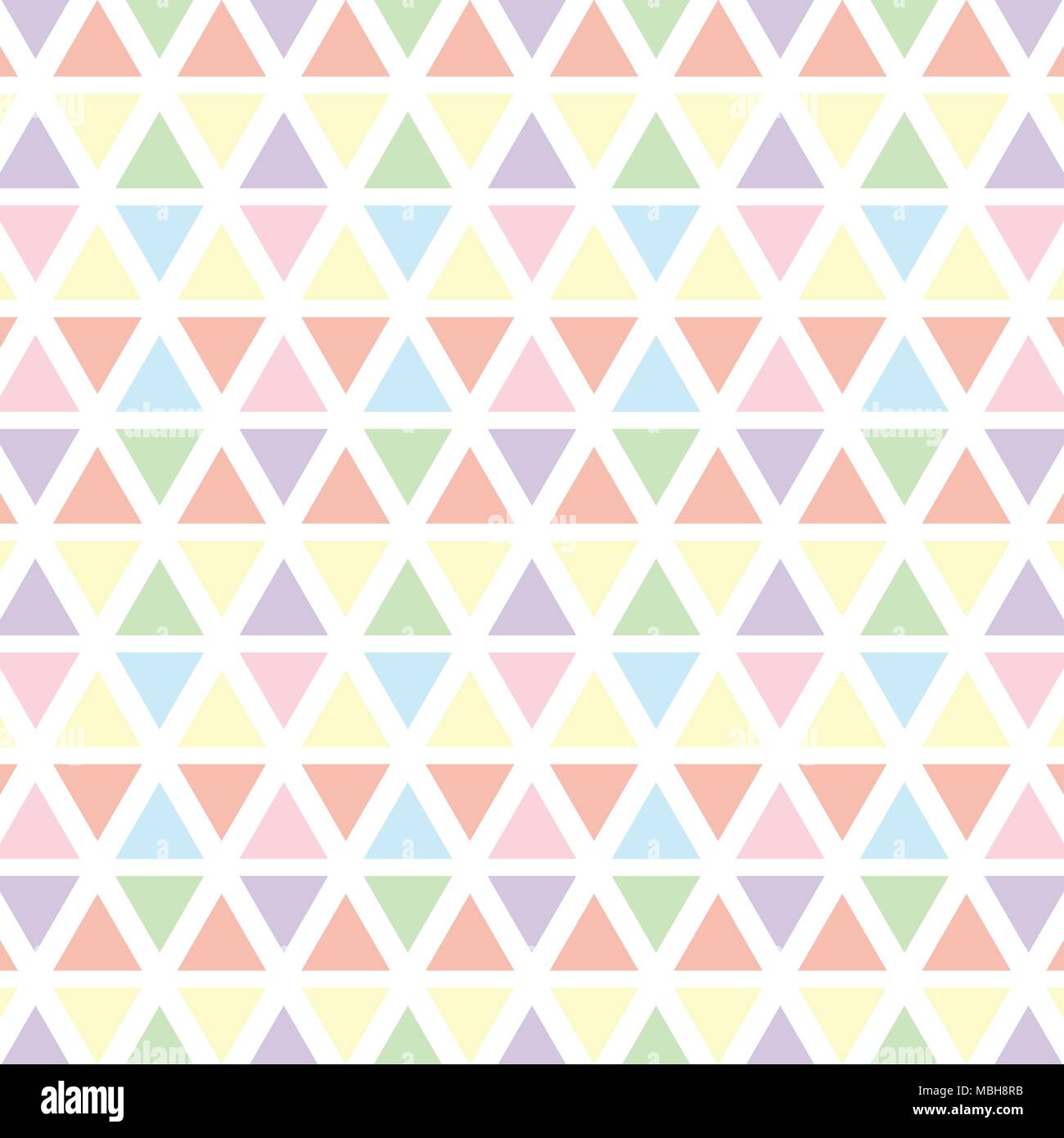 Colorful pastel triangle pattern background for vector graphic design
