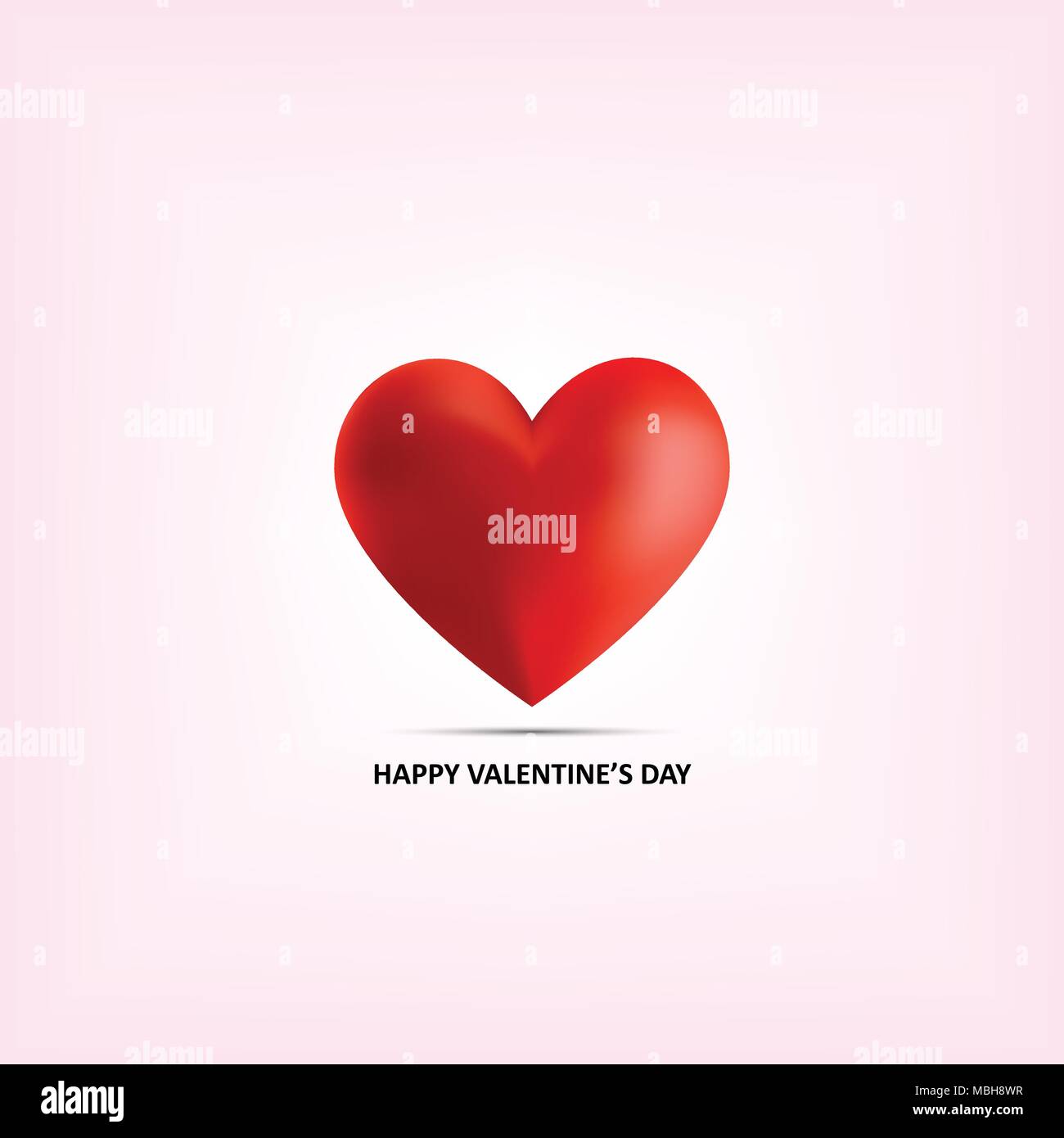 Realistic 3d pink heart hi-res stock photography and images - Alamy