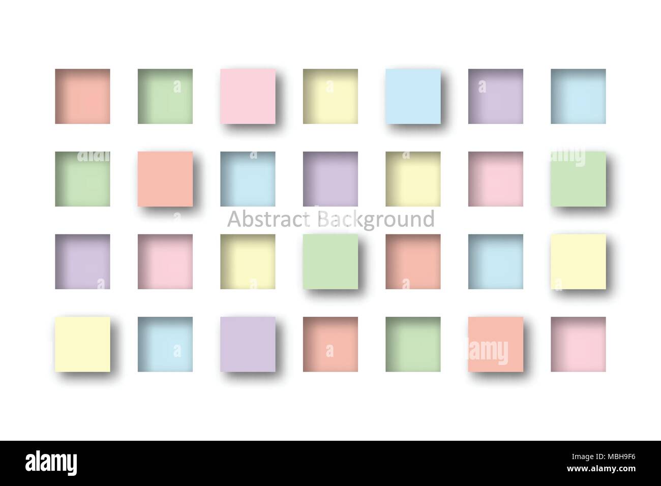 Abstract 3d pastel colorful square tile in paper cut concept for Background  idea graphic design vector Stock Vector Image & Art - Alamy