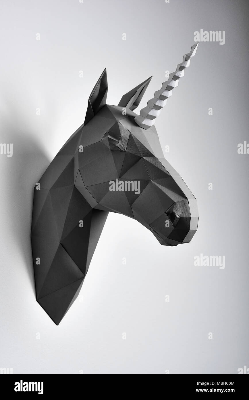 Unicorn horse dark hi-res stock photography and images - Alamy