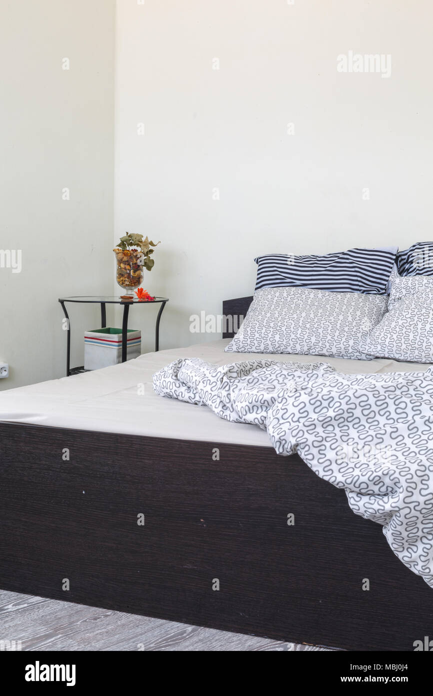 Cozy Minimalistic Bedroom Interir Stock Photo 179260540 Alamy