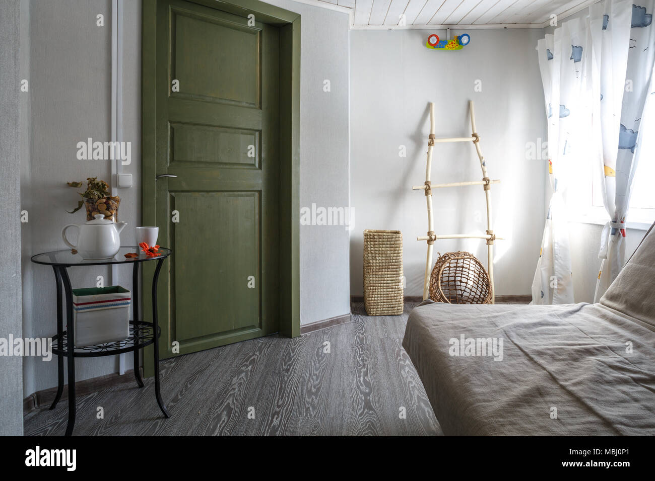 Interior Photo For Designer Bedroom In Scandinavian Style